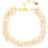 Nuni Copenhagen Leonora Bracelet Pearl Förgyllt-Silver Sterling 925 16-19 cm