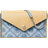 Tory Burch T Monogram Denim Envelope Chain Wallet - Seltzer