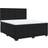 vidaXL mit Matratze 180x200 cm Schwarz Boxspringbett 180x200cm