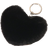 Shein Fuzzy Heart Charm Keychain