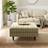 Dunelm Zoe Square Storage Pinstripe Storage Bench 96x49cm