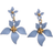 Shein Flower Drop Earrings