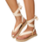 Shein Womens Flat Sandals Beige Woven Strips Design Simple And Elegant Slipon Summer Dress Shoes Strappy Lowheel Sandals