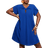 Shein Slayr Plus Loose Fit Green ALine Dress With Twisted Knot Detailing NonElastic Woven Plain Weave VacationLeisure Style Plus