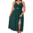 Shein VCAY Plus Size Women's Sleeveless Twist Knot Cami Summer Dress,Beach Dress Sundress,Holiday Outfits Boho