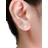Shein Cubic Zirconia Decor Stud Earrings