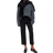 NA-KD High Rise Cropped Suit Pants - Sort