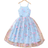 Shein Tween Girls' Mesh Floral Embroidery Spaghetti Strap Dress