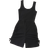 Shein Teen Girls Ribbed Knit Knot Side Romper