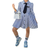 Shein Young Girl Casual Mother-Daughter Dress - Striped