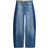 River Island Denim Side Stripe Barrel Jeans - Blue