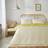Dunelm Annie Floral 144 Thread Count Duvet Cover Set Bed Linen Yellow (260x220cm)