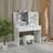 Westwood White Makeup Set Dressing Table 40x105cm 2pcs