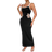 Shein Sexy Black And White Floral HollowOut Sleeveless Maxi Tight Slip Dress With Slit Random Flower Patterns