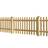 Wickes Forest Garden Dip Treated Pale Palisade Fence 182.9x91.4cm