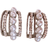 Shein Faux Pearl Decor Hoop Earrings