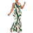 Shein Sexy Halterneck Strappy Print Dress Random Print