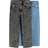 H&M Loose Fit Jeans 2-pack - Washed Black/Light Denim Blue (1118996004)