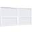 Sparvinduer FT0204 Kompositvindue, PVC Tophængte vinduer Vindue med 3-lags glas 80x90cm
