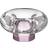 Kosta Boda Orion Tealight 6.3 x Ø11 cm Pink Candle Holder 6.3cm
