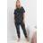 Yours Curve Cowboy Print Pyjama Set - Black/White