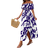 Shein Plants Print Off Shoulder Split Thigh Dress For Summer Vacation