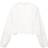 Pull&Bear Textured Tie Detail Blouse Co-Ord - White