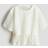 H&M Chiffon Peplum Top - White