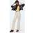H&M Dame Wide High Jeans - Hvid