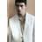 H&M Men Regular Fit Linen-Blend Jacket - Beige