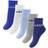 adidas Ankelstrumpor Barn 5-pack - Dark Blue/Team Royal Blue/Glow Blue