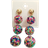 Shein 1pair Exquisite Rhinestone Decor Ball Drop Earrings For Women For Party