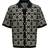Jack & Jones Cartagena Crochet Knit Polo Black