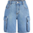Shein Tween Girl YK Summer Flap Pocket Side Baggy Straight Leg Denim Jeans Shorts Girls Summer Clothes Concert Outfits