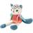 Fisher-Price Sensorisk leksak för baby, Planet Friends Spotting Fun Snow Leopard för nyfödda, från 3 månader, HKD64