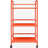 Novogratz Metall Rullande Vagn Orange Cache Röd Rullbord 29x43cm