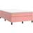 vidaXL Boxspringbett mit Matratze 120x190 cm Rosa Boxspringbett