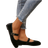 Shein Cross-Border Export Plus Size Suede Square Toe Flats - Beige/Purple/Red
