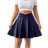Shein Plus Size Casual Mini Skirt Shorts - Plain Color