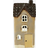 Det Gamle Apotek Ljuslykta Hus Beige Värmeljuslykta 17cm