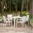 Pacific Lifestyle Aruba Outdoor 4 Seater 90cm Beige Patio Dining Set