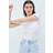 H&M White MAMA Ribbed Nursing Top XS