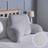 OHS Matte Velvet Pinsonic Cuddle Cushion - Complete Decoration Pillows Grey