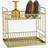Tall Brass Rack 2 Tier Sink Washing Up Plates Dish Drainer 25cm
