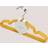 Sklum Set Of 6 Kids Hangers Anttal Mustard