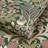 Grandeco Green Belvedere Floral Damask Metallic Smooth Wallpaper