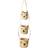Rice Raffia 3-Tier Hanging Förvaring Med Animal