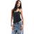 Monki Strappy Vest Top - Black