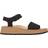 Birkenstock Black Glenda Nubuck Wedge Sandals