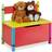 Relaxdays Children's Storage Bench MDF Toy Chest with Lid